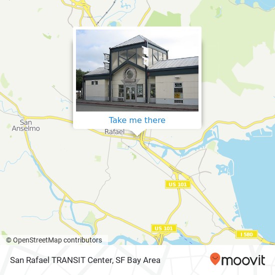 Mapa de San Rafael TRANSIT Center