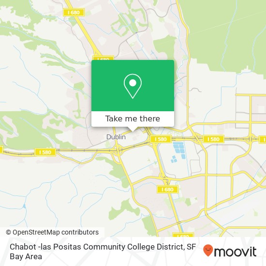 Chabot -las Positas Community College District, 7600 Dublin Blvd map