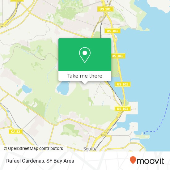 Mapa de Rafael Cardenas, Brisbane, CA 94005