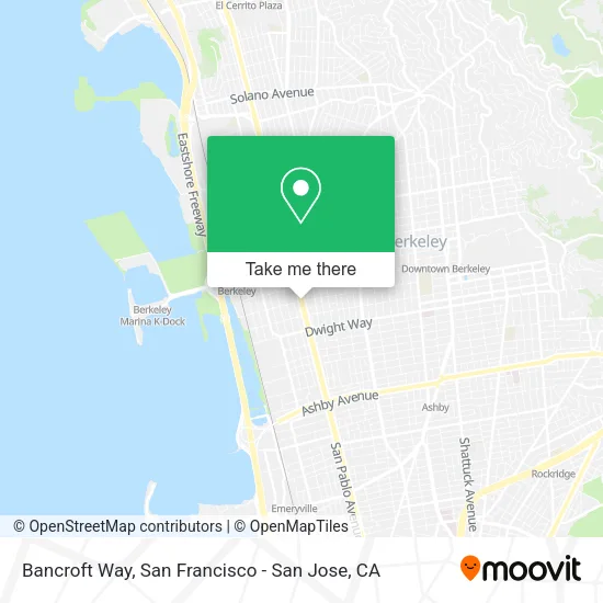 Bancroft Way map