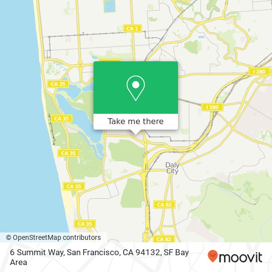 6 Summit Way, San Francisco, CA 94132 map