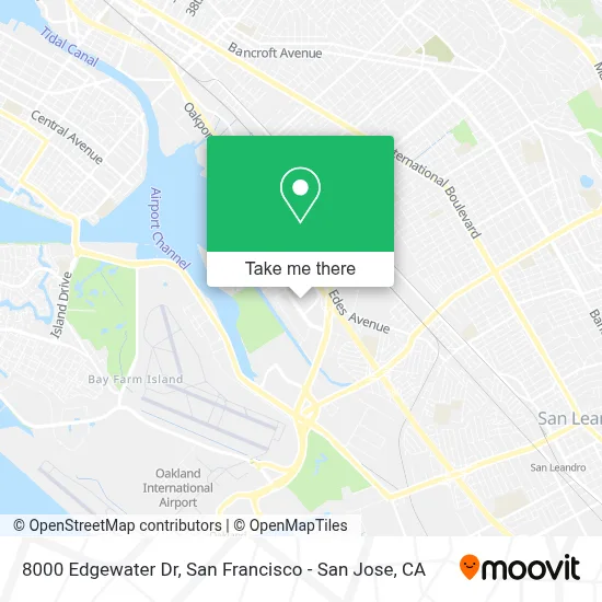 8000 Edgewater Dr map