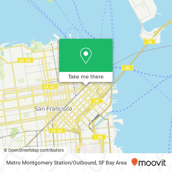 Metro Montgomery Station / Outbound map