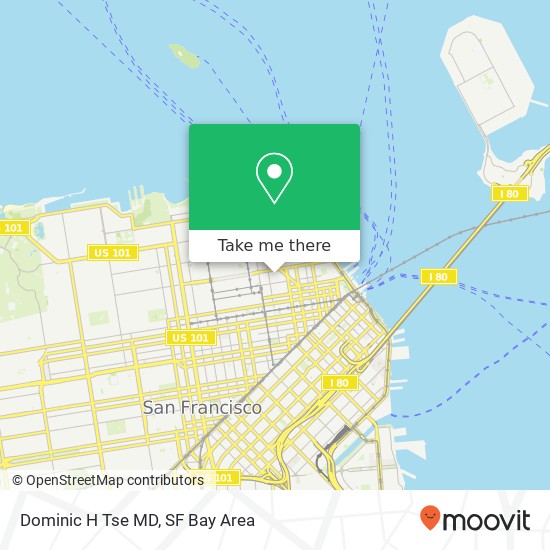 Mapa de Dominic H Tse MD, 728 Pacific Ave