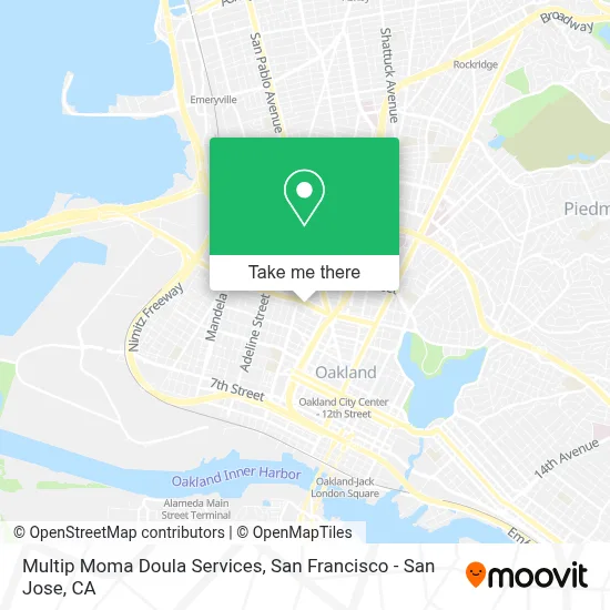 Multip Moma Doula Services map