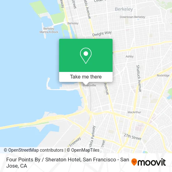 Mapa de Four Points By / Sheraton Hotel