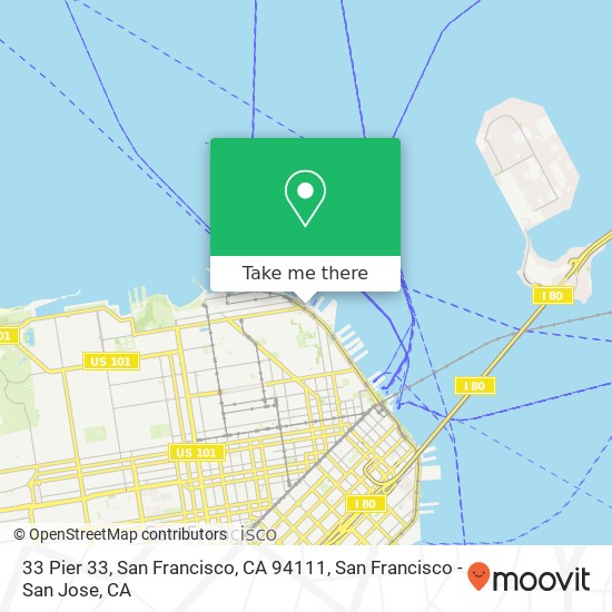 33 Pier 33, San Francisco, CA 94111 map