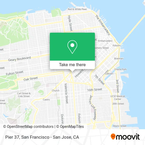 Mapa de Pier 37