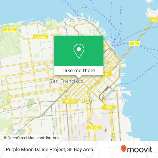Purple Moon Dance Project map