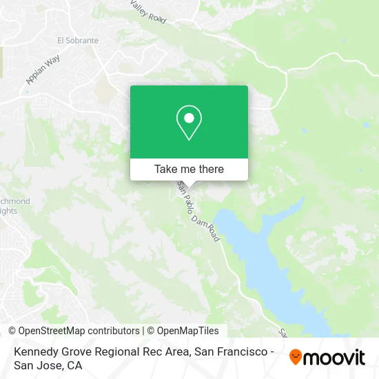 Kennedy Grove Regional Rec Area map