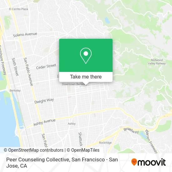 Mapa de Peer Counseling Collective