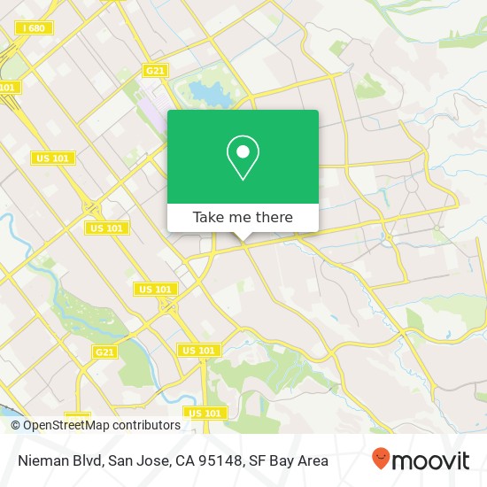 Nieman Blvd, San Jose, CA 95148 map