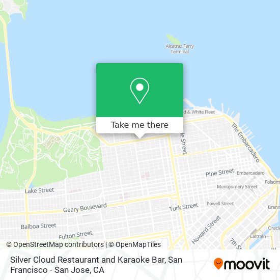 Mapa de Silver Cloud Restaurant and Karaoke Bar