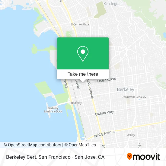 Berkeley Cert map