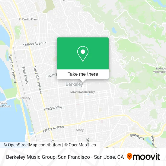 Berkeley Music Group map