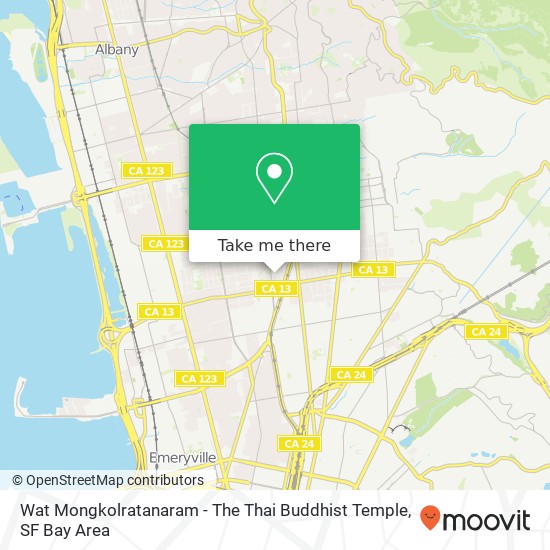 Wat Mongkolratanaram - The Thai Buddhist Temple, 1911 Russell St map
