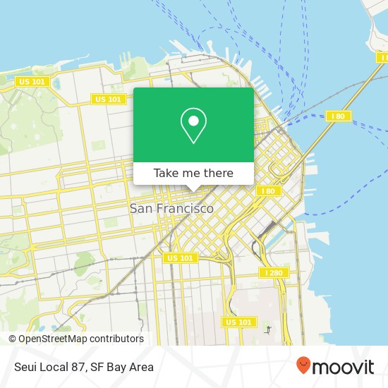 Seui Local 87, 240 Golden Gate Ave map