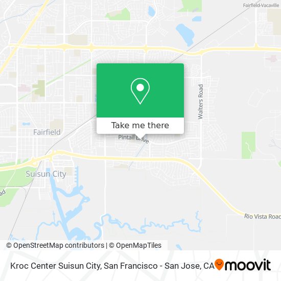 Mapa de Kroc Center Suisun City