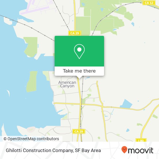 Ghilotti Construction Company map