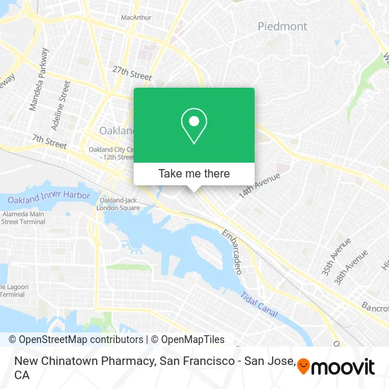 New Chinatown Pharmacy map