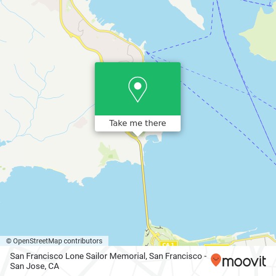 San Francisco Lone Sailor Memorial map