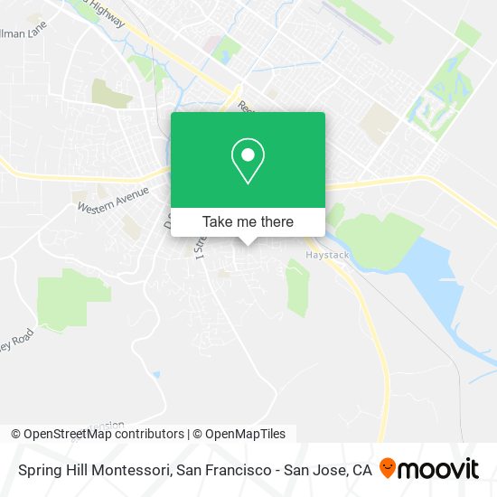 Spring Hill Montessori map