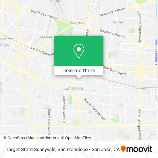 Target Store Sunnyvale map