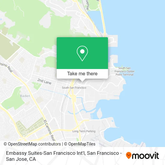 Embassy Suites-San Francisco Int'l map