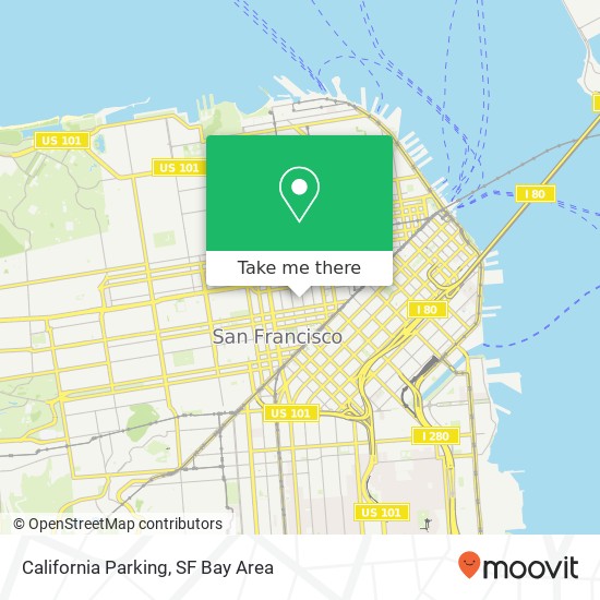 California Parking, 538 Eddy St map