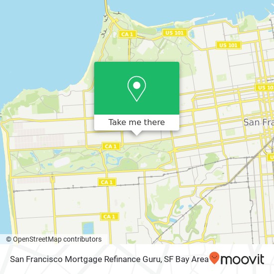 Mapa de San Francisco Mortgage Refinance Guru, 789 Cabrillo St