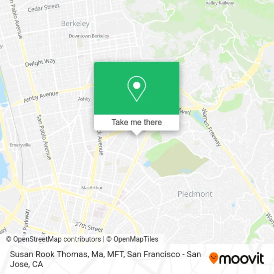 Mapa de Susan Rook Thomas, Ma, MFT