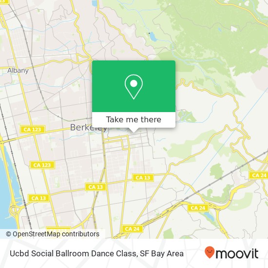 Ucbd Social Ballroom Dance Class map