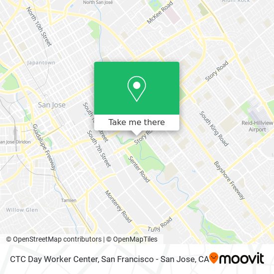 CTC Day Worker Center map