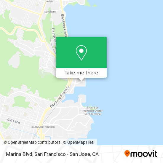 Marina Blvd map