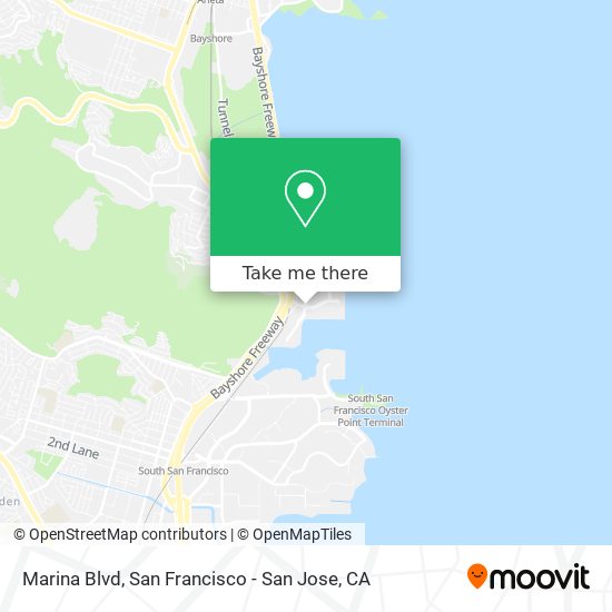 Marina Blvd map