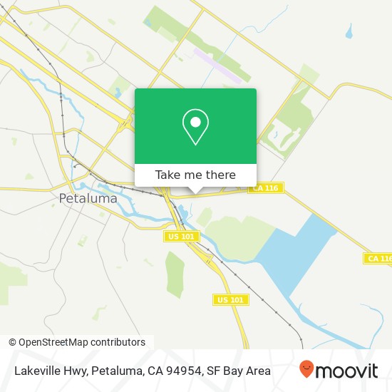 Mapa de Lakeville Hwy, Petaluma, CA 94954