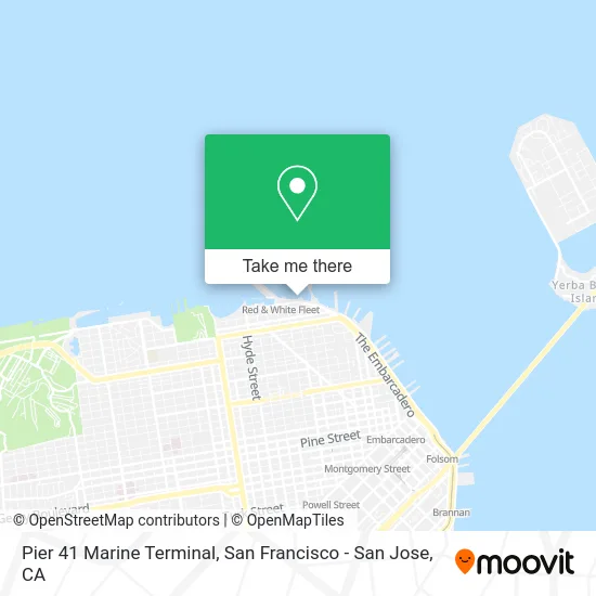 Pier 41 Marine Terminal map