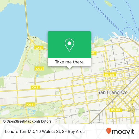 Lenore Terr MD, 10 Walnut St map