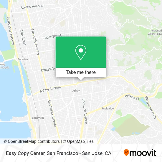 Easy Copy Center map