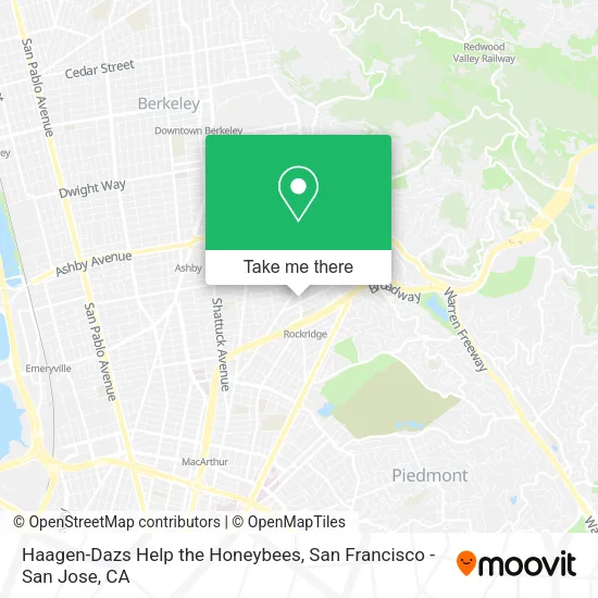 Mapa de Haagen-Dazs Help the Honeybees