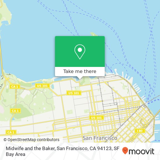 Midwife and the Baker, San Francisco, CA 94123 map