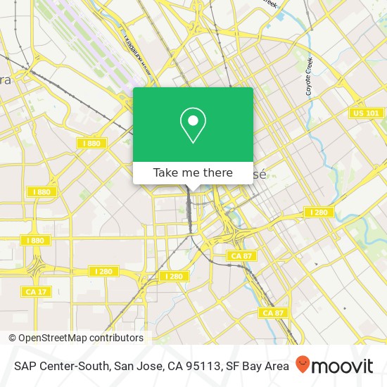 SAP Center-South, San Jose, CA 95113 map