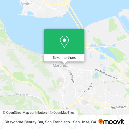 Mapa de Ritzydame Beauty Bar