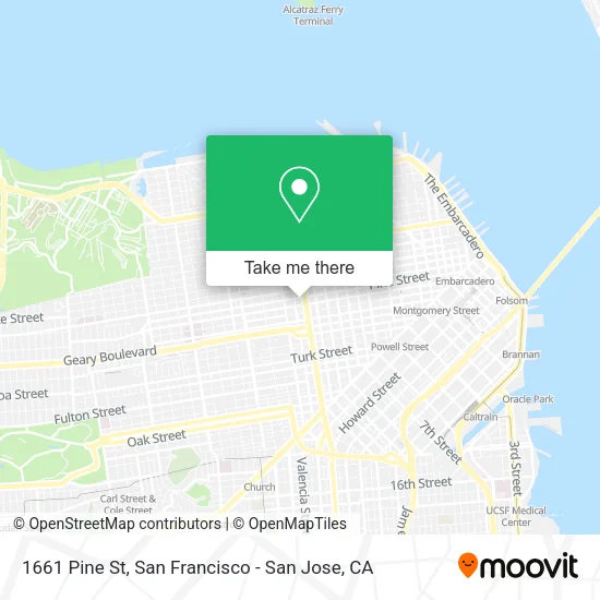 Mapa de 1661 Pine St