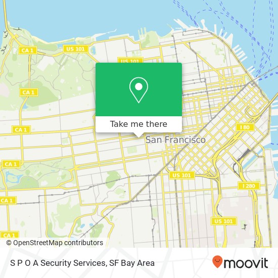 S P O A Security Services map