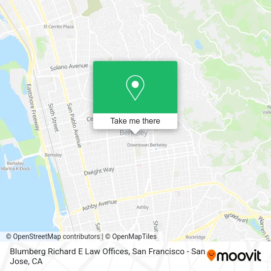 Mapa de Blumberg Richard E Law Offices