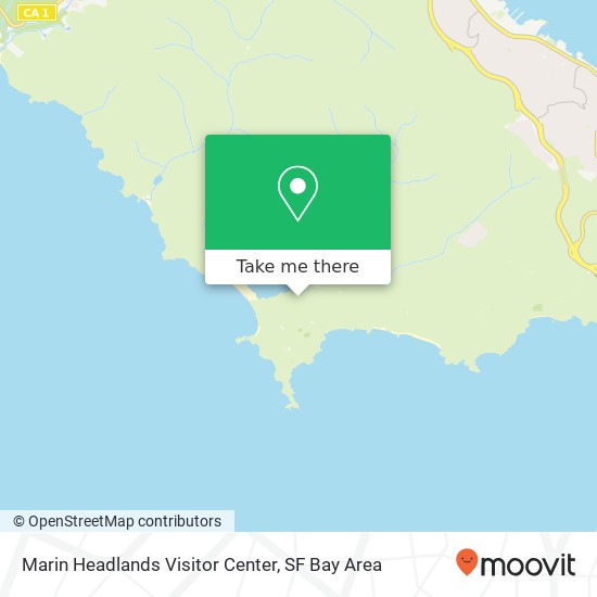 Marin Headlands Visitor Center map