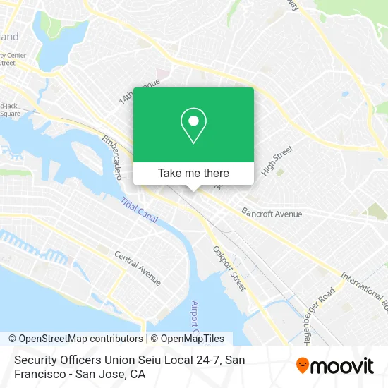 Security Officers Union Seiu Local 24-7 map