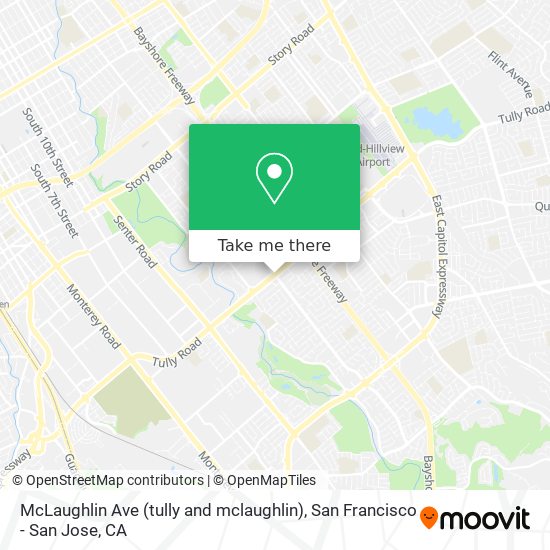 Mapa de McLaughlin Ave (tully and mclaughlin)