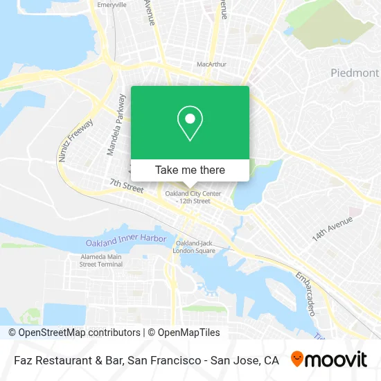 Faz Restaurant & Bar map